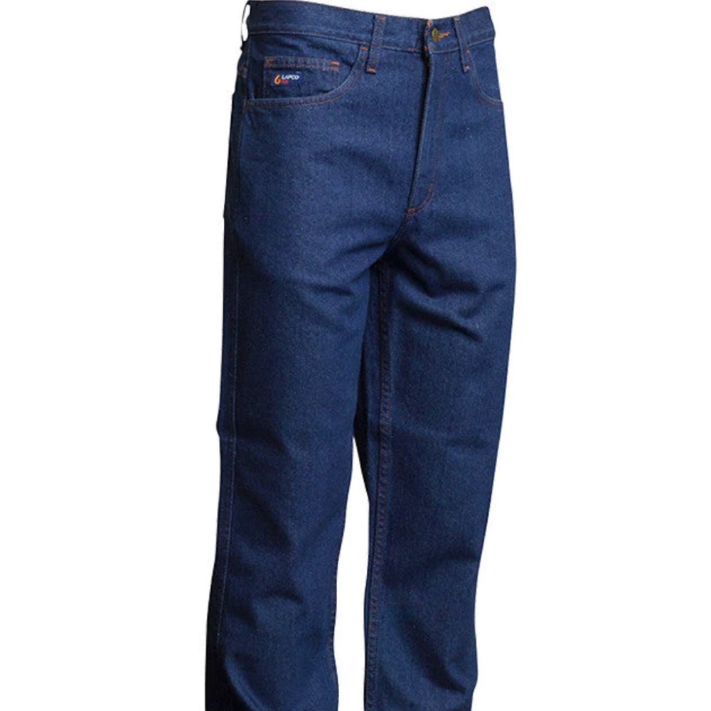 S🚫LD NWT MEN’S “LAPCO FR DENIM JEANS” FLAME RESISTANT DENIM 100% COTTON - Picture 8 of 11